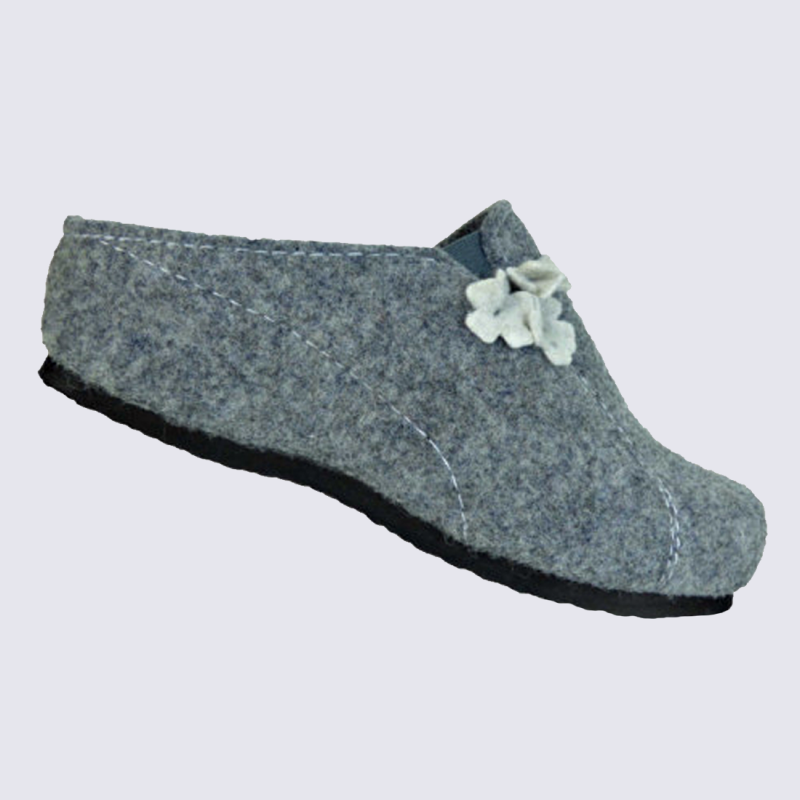 Chaussons compens s Ara en feutre gris I Igert Chausseur