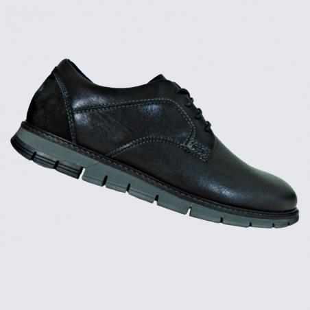 Chaussures Ara, chaussures à lacets homme en cuir noir