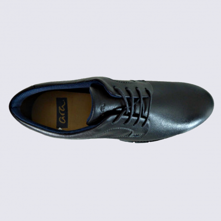 Chaussures Ara, chaussures à lacets homme en cuir noir