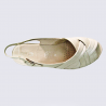 Nu-pieds Ara, nu-pieds à talon femme en cuir lisse blanc cassé Nu-pieds Ara, nu-pieds à talon femme en cuir lisse blanc cassé