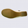 Nu-pieds Ara, nu-pieds à talon femme en cuir lisse blanc cassé Nu-pieds Ara, nu-pieds à talon femme en cuir lisse blanc cassé