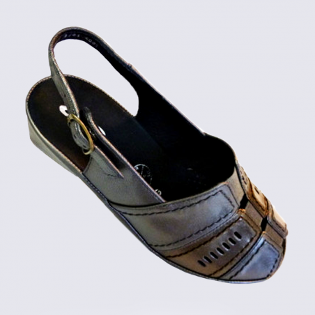 Nu-pieds Ara, sandales tendance femme en cuir lisse bronze Nu-pieds Ara, sandales tendance femme en cuir lisse bronze