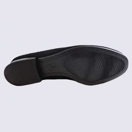 Slippers Ara, slippers tendance femme en cuir noir Slippers Ara, slippers tendance femme en cuir noir