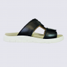 Mules Ara, mules semelle amovible femme en cuir lisse noir Mules Ara, mules semelle amovible femme en cuir lisse noir