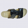 Mules Ara, mules semelle amovible femme en cuir lisse noir Mules Ara, mules semelle amovible femme en cuir lisse noir