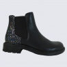 Bottines fille cuir Noir Bellamy Tendance à glissière Bottines fille cuir Noir Bellamy Tendance à glissière