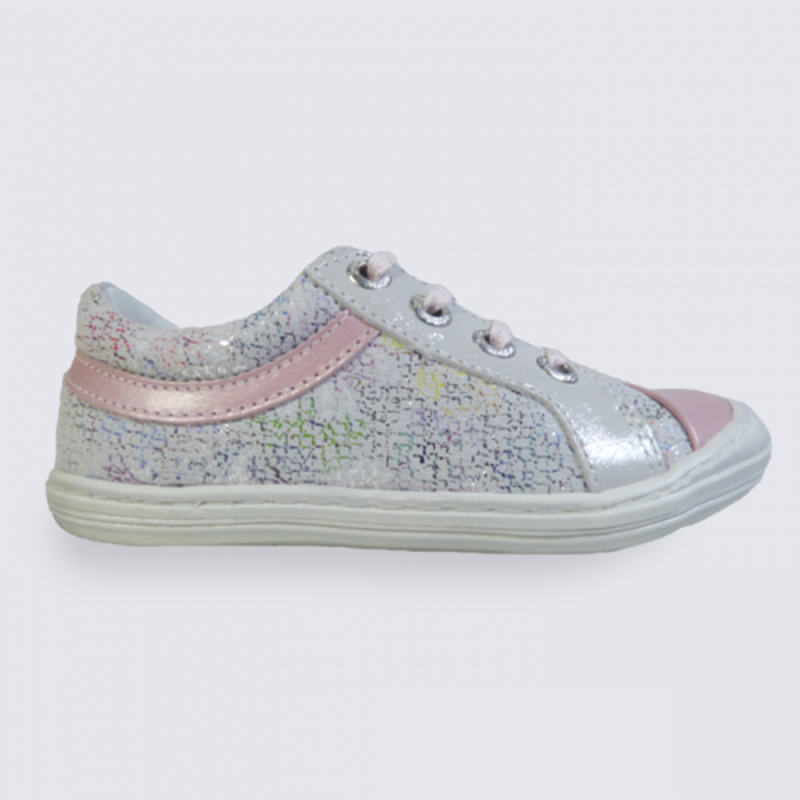 Basket fille Bellamy en cuir rose I Igert Chausseur Maroquinier Dannemarie