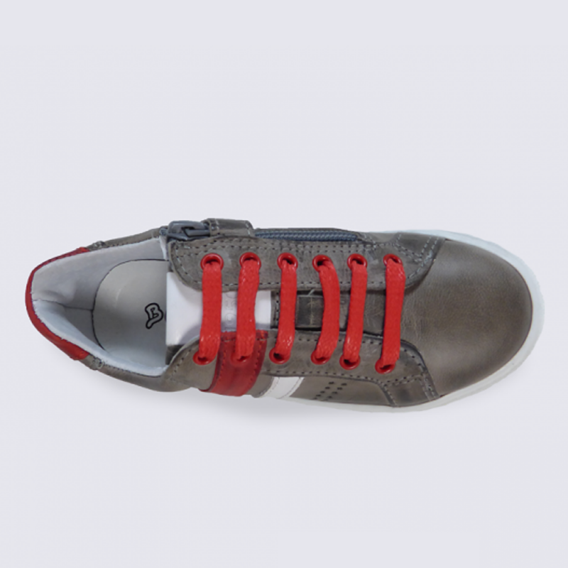 Baskets garçon en cuir Bellamy à glissière tendance