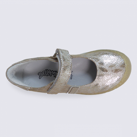 Ballerines filles Bellamy en cuir brillant