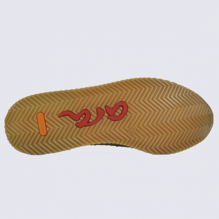 Baskets Ara, baskets slippers femme en textile brun sable