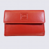Porte Feuille Clara Campbell, porte feuille élégant femme en cuir rouge Porte Feuille Clara Campbell, porte feuille élégant femme en cuir rouge