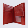 Porte Feuille Clara Campbell, porte feuille élégant femme en cuir rouge Porte Feuille Clara Campbell, porte feuille élégant femme en cuir rouge