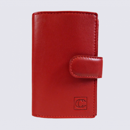 Porte Feuille Clara Campbell, porte feuille tendance femme en cuir rouge Porte Feuille Clara Campbell, porte feuille tendance femme en cuir rouge