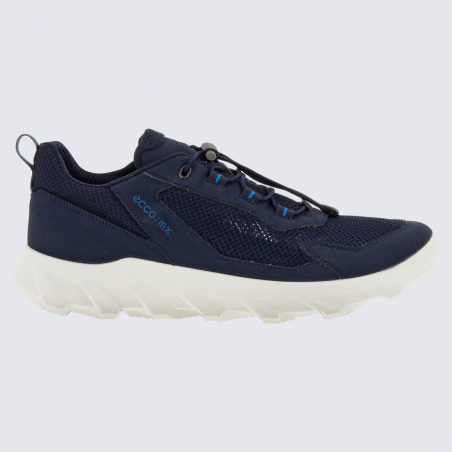 Baskets Ecco, baskets confortables pour homme bleu marine