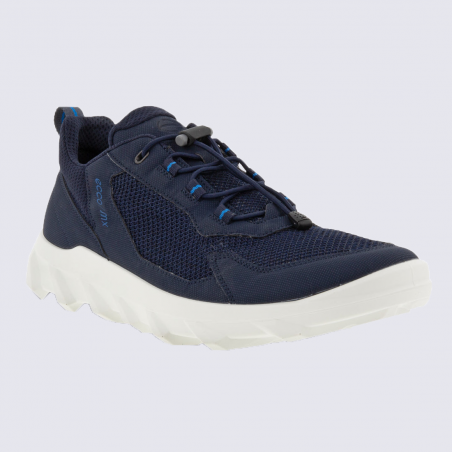 Baskets Ecco, baskets confortables pour homme bleu marine