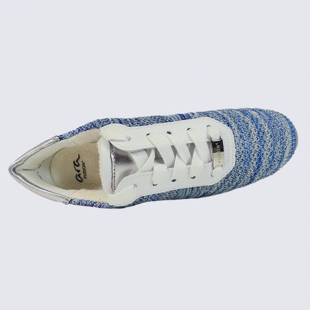 Baskets Ara, baskets tricotées femme en textile bleu aqua Baskets Ara, baskets tricotées femme en textile bleu aqua