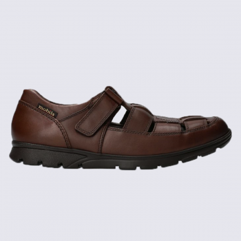 Chaussures Mephisto chaussures ouvertes homme en cuir marron fonce Igert Chaussures Maroquinerie