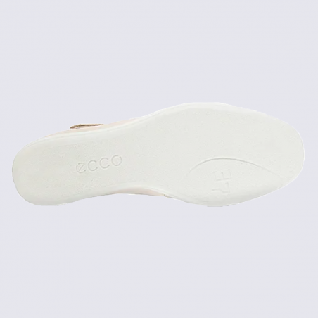 Chaussures Ecco, chaussures confortables pour femme en cuir rose calcaire Chaussures Ecco, chaussures confortables pour femme en cuir rose calcaire