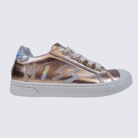 Baskets Bellamy, baskets tendances à lacets fille rose nacre Baskets Bellamy, baskets tendances à lacets fille rose nacre