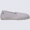 Chaussons Isotoner, chaussons confortables femme imprimé pois gris Chaussons Isotoner, chaussons confortables femme imprimé pois gris