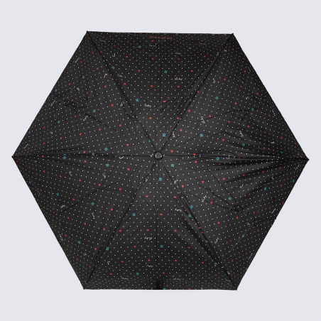 Parapluie Isotoner, parapluie mini automatique femme pois lucky