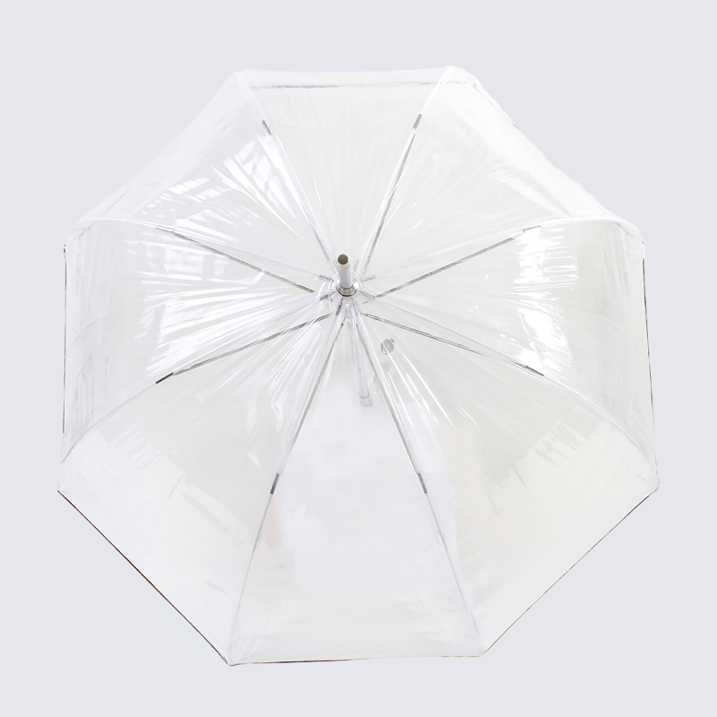 Parapluie cloche Isotoner, parapluie cloche transparent femme pvc/noir