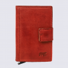 Mini portefeuille Bear, mini portefeuilles intelligent en cuir rouge Mini portefeuille Bear, mini portefeuilles intelligent en cuir rouge