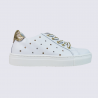 Baskets Bellamy, baskets tendances à lacets fille doré et blanc Baskets Bellamy, baskets tendances à lacets fille doré et blanc