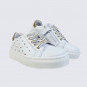 Baskets Bellamy, baskets tendances à lacets fille doré et blanc Baskets Bellamy, baskets tendances à lacets fille doré et blanc