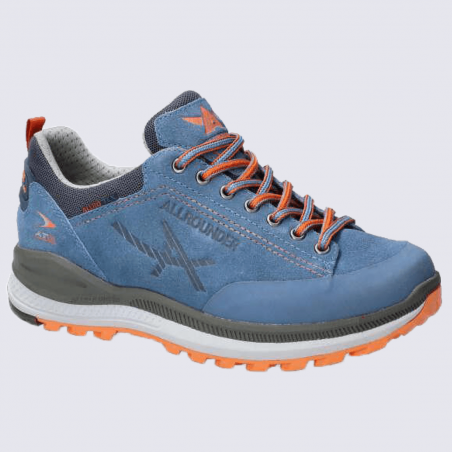 Baskets Allrounder, baskets confortables femme orange et bleu