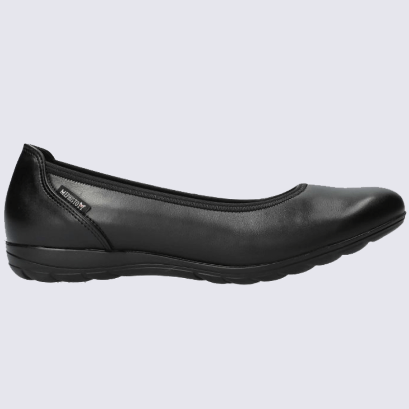 Ballerines Mephisto, ballerines confortables femme en cuir noir I Igert  Chaussure&Maroquinerie