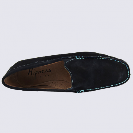 Mocassins Arima, mocassins tendances homme en cuir marine