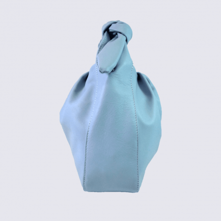 Sac à main Charlotte, sac à main tendance femme en cuir bleu céleste Sac à main Charlotte, sac à main tendance femme en cuir bleu céleste