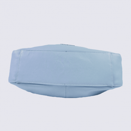 Sac à main Charlotte, sac à main tendance femme en cuir bleu céleste Sac à main Charlotte, sac à main tendance femme en cuir bleu céleste