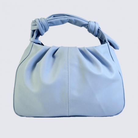 Sac à main Charlotte, sac à main tendance femme en cuir bleu céleste