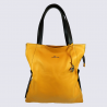 Sac porté épaule Charlotte, sac porté épaule resserré par un nœud femme en cuir jaune tournesol Sac porté épaule Charlotte, sac porté épaule resserré par un nœud femme en cuir jaune tournesol