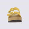 Mules Rohde, mules à talons compensés femme en cuir nubuck jaune Mules Rohde, mules à talons compensés femme en cuir nubuck jaune