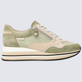 Baskets Mephisto baskets talons compens s femme en cuir
