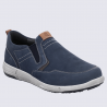 Chaussures Josef Seibel, chaussures slippers confort homme en cuir bleu Chaussures Josef Seibel, chaussures slippers confort homme en cuir bleu