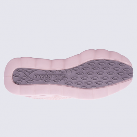 Baskets Ara, baskets Energystep femme en textile rose