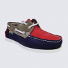 Chaussures Arima, chaussures bateau tendances femme en cuir marine rouge gris Chaussures Arima, chaussures bateau tendances femme en cuir marine rouge gris
