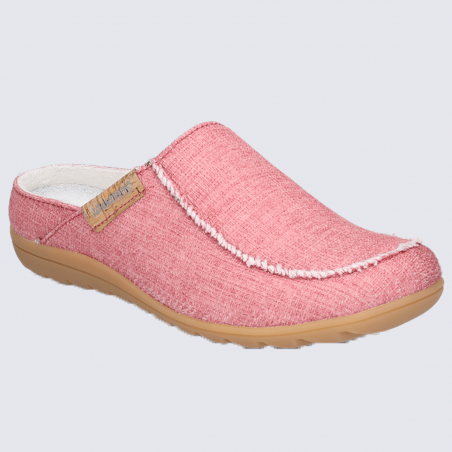 Mules Westland by Josef Seibel, mules confortables femme en textile rose