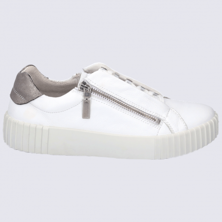 Baskets Westland by Josef Seibel, baskets basses femme en cuir blanc Baskets Westland by Josef Seibel, baskets basses femme en cuir blanc