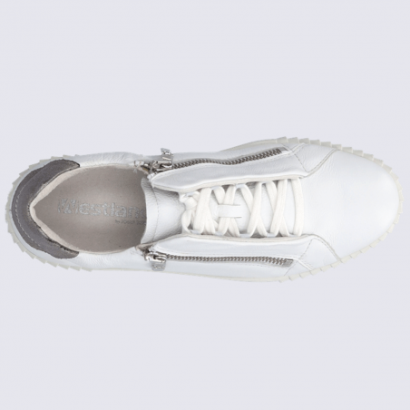 Baskets Westland by Josef Seibel, baskets basses femme en cuir blanc Baskets Westland by Josef Seibel, baskets basses femme en cuir blanc