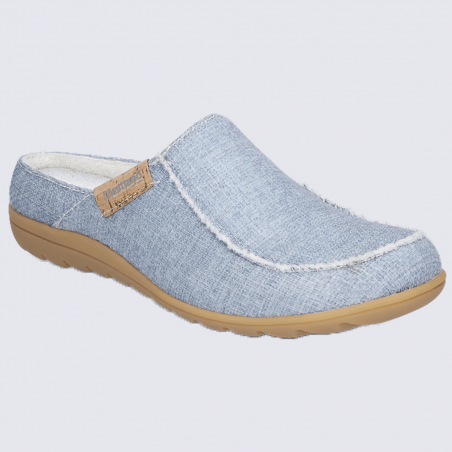 Mules Westland by Josef Seibel, mules confortables femme en textile bleu