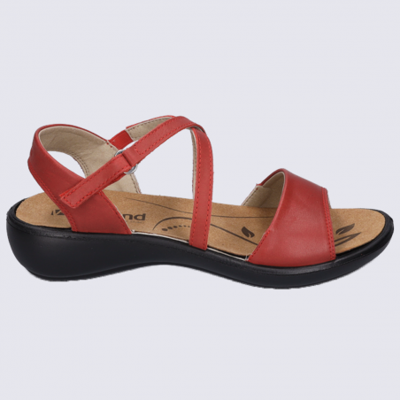 Sandales Westland by Josef Seibel, sandales tendances femme en cuir rouge