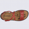 Sandales Westland by Josef Seibel, sandales tendances femme en cuir rouge Sandales Westland by Josef Seibel, sandales tendances femme en cuir rouge