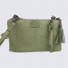 Pochette Bear, pochette à bandoulière femme en cuir vert Pochette Bear, pochette à bandoulière femme en cuir vert