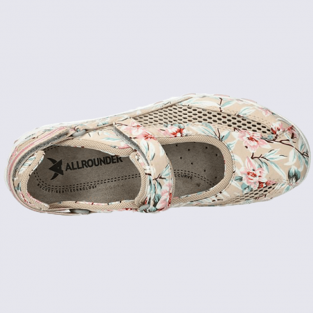 Chaussures Allrounder, chaussures de marche imprimé floral femme multicolore