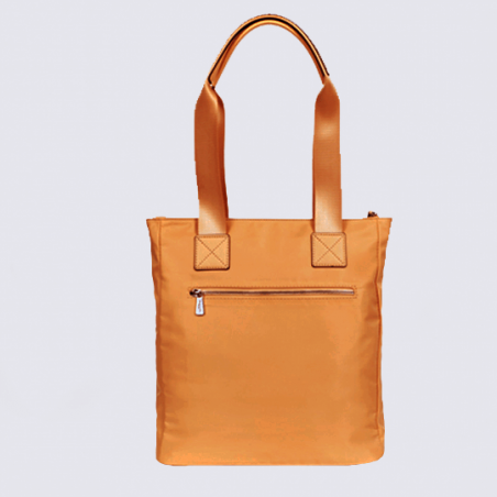 Sac porté épaule Hexagona, sac porté épaule 2 anses femme caramel